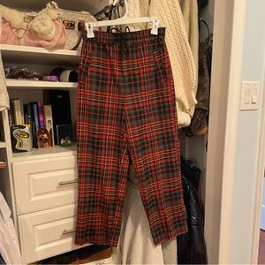 Plaid pants
